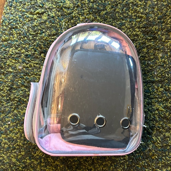 Amazon Pink Cat Carrier / Play Pen Backpack - Picture 2 of 7